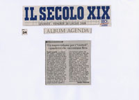 Articolo sul "Il Secolo XIX" di Sandro Pistacchi